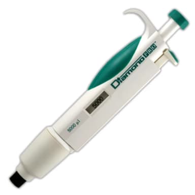 Pipette, Diamond PRO, Fixed Volume, 5000µL (5mL), Light Green