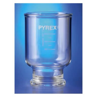 PYREX 300 mL Graduated Funnel, 47 mm, for Assembly with Fritted Glass Support Base