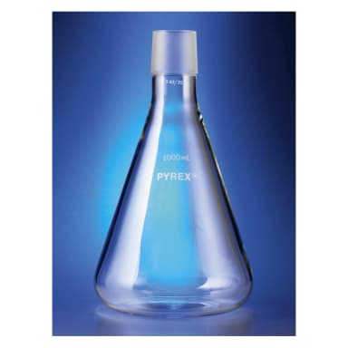PYREX 4000 mL Erlenmeyer Flask with 40/35 Standard Taper Joint, without Tubulation