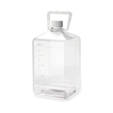 5L PETG Biotainer Carboy w handle, sterile 5L