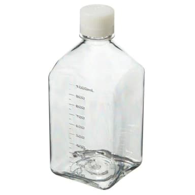 Media Bottle, STERILE, Graduated - PETG with HDPE Closure, Shrink Wrap Module 1000 mL (38-430)