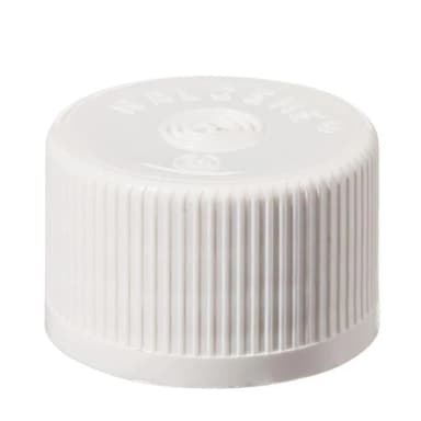 Closure, Lined, HDPE - STERILE (fits NALGENECT Serum Vials) - Bulk Pack White (20-415)