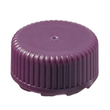 Closure, Micro Packaging Vial, Low Profile, STERILE, 11 mm PPCO Closure, Purple (11 mm)