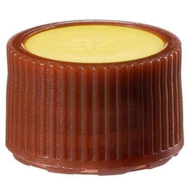 Closure, Micro Packaging Vial, STERILE, 11 mm Amber PPCO Yellow Color Coder (11 mm)