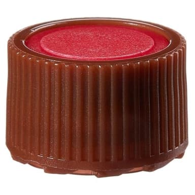 Closure, Micro Packaging Vial, STERILE, 11 mm Amber PPCO Red Color Coder (11 mm)