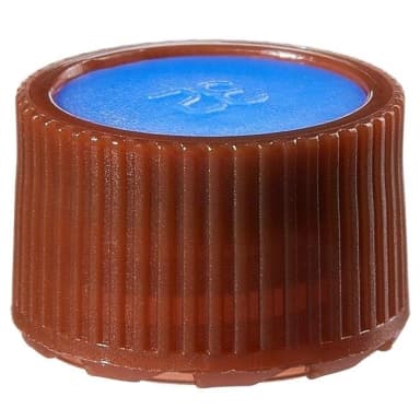 Closure, Micro Packaging Vial, STERILE, 11 mm Amber PPCO Blue Color Coder (11 mm)