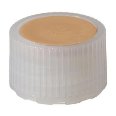Closure, Micro Packaging Vial, E-BEAM STERILE, 11 mm - HDPE Lt. Tan Color Coder (11 mm)