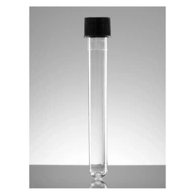 Falcon 16mL Round Bottom Polystyrene Test Tube, with Screw Cap, Sterile, 125/Pack, 1000/Case