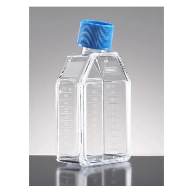 Falcon 25cm² Rectangular Canted Neck Cell Culture Flask with Plug Seal Screw Cap