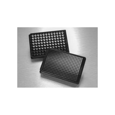 Falcon 96 Well Black with-CLear Flat Bottom TC-Treated Imaging Plate with Lid, 8/Pack, 32/Case