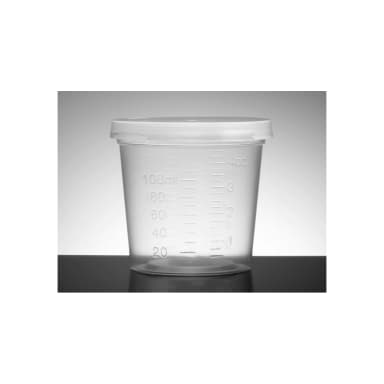 Falcon®Sample Container, without Lid, 4.5oz (110mL), Sterile, 20/Bag, 500/Case
