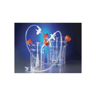 Corning 3L Polystyrene Disposable Spinner Flask with Aseptic Transfer Cap with MPC connection, Sterile, 1/bag, 4/case