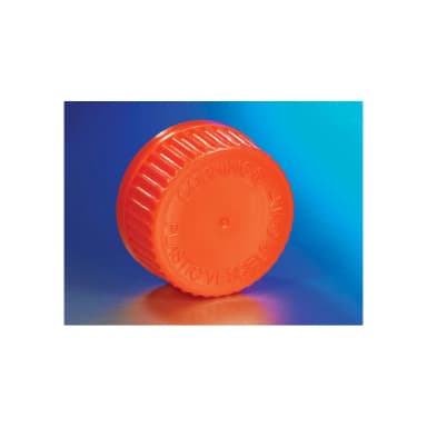 Corning Polyethylene GL45 Solid Cap for Disposable Spinner Flasks, Sterile ,1/bag,4/case