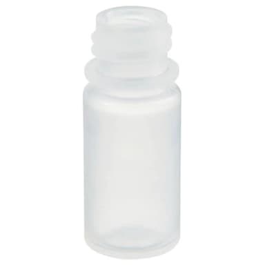 Bottle, Small, Narrow Mouth, Boston Round - PP WITHOUT Closure 1/8 oz / 4 mL (13-415)
