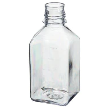Bottle, Square, Graduated, PC - Tray Pack w/o Closure 500 mL (38-430)