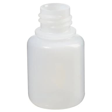 Packaging Bottle, Narrow Mouth - HDPE WITHOUT Closure 1 oz / 30 mL (20-415)