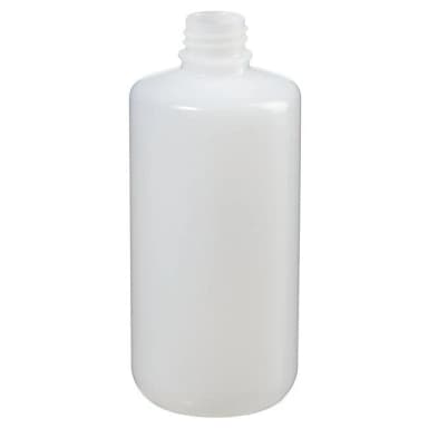 Packaging Bottle, Narrow Mouth - HDPE WITHOUT Closure 16 oz / 500 mL (28-415)