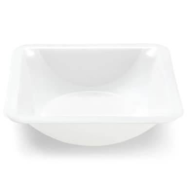 Weighing Boat, Plastic, Square with Round Bottom, Small Easy Pour Spout, Antistatic, 89 x 89 x 25mm, PS, White, 100mL