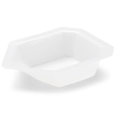 Weighing Boat Vessel, Plastic, with Pour Spout, Antistatic, PS, White/Natural, 15mL - cs-8000