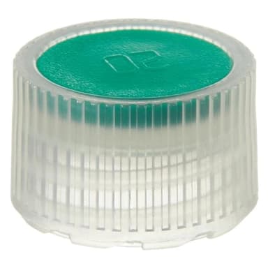 Closure, Micro Packaging Vial, NS 11 mm - PPCO Green Color Coder (11 mm)