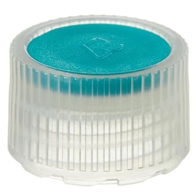 Closure, Micro Packaging Vial, NS 11 mm - PPCO Teal Color Coder (11 mm)