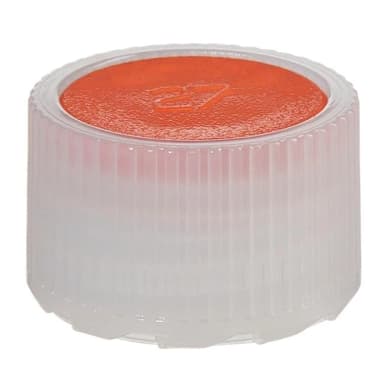 Closure, Micro Packaging Vial, NS 11 mm - HDPE Orange Color Coder (11 mm)