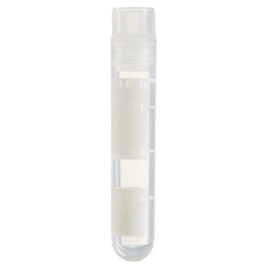 CryoTube Vial Int Thread Round Btm PP Screw Stopper Sterile PP 3.6 mL