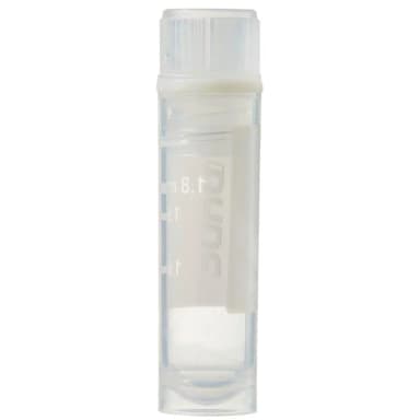 CryoTube Vial Int Thread Round Btm Self Std PP Screw Stopper Sterile PP 1.8 mL 50/Bag