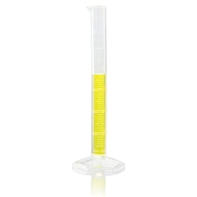 Cylinder, Measuring, Diamond Essentials, Class A, PMP, Molded Graduations, tall form, 10mL