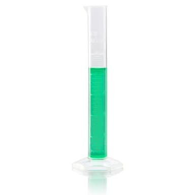 Cylinder, Measuring, Diamond Essentials, Class A, PMP, Molded Graduations, tall form, 25mL