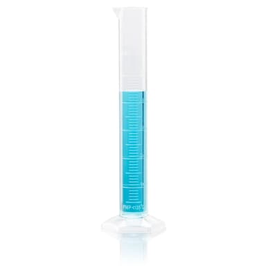 Cylinder, Measuring, Diamond Essentials, Class A, PMP, Molded Graduations, tall form, 50mL
