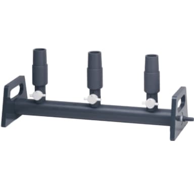 PVC Vacuum Manifold, 3-Position, Exterior Taper Cup, 3-Way Valve, KMX3