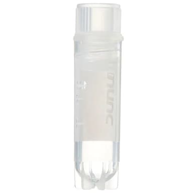 CryoTube Vial Int Thread Round Btm Starfoot PP Screw Stopper Sterile PP 1.8 mL 50/Bag