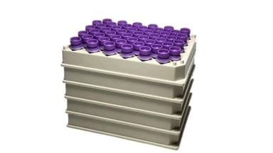 Nunc Int Threaded Cap Tray, 5 Trays/Bag
