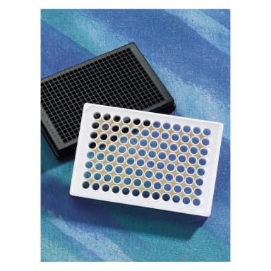 Corning 96 Well Flat Clear Bottom Black Polystyrene Poly-D-Lysine Coated Microplates, 20 per Bag, with Lid, Aseptically Manufactured