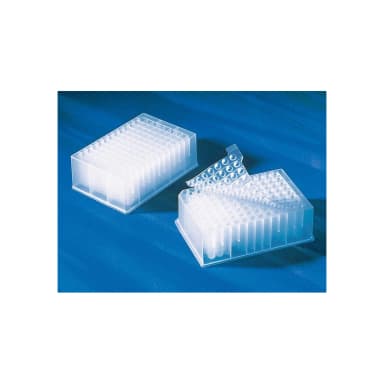 Corning 96 Well Clear V-Bottom 0.5mL Polypropylene Deep Well Plate, 10 per Bag, Sterile