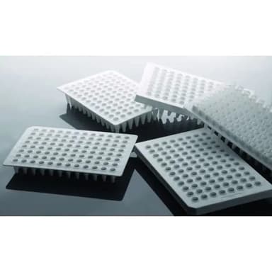 0.2ml 96 Well PCR Plate, No Skirt,White, 25/pk, 100/cs
