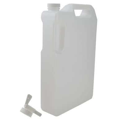 Bottle Space Saver w Faucet, HDPE 5L, 12/CS