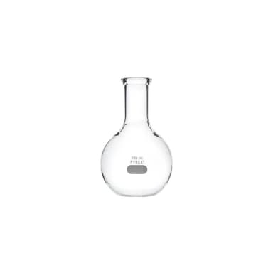 PYREX 250mL Long Neck Boiling Flask, Flat Bottom and Tooled Mouth