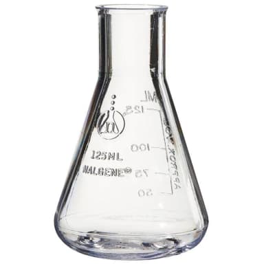 Flask Erlenmeyer Graduated PC 125 mL