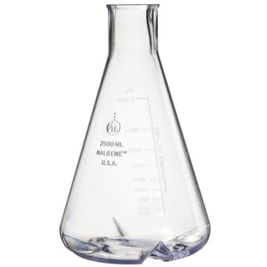 Flask Baffled PC 2000 mL