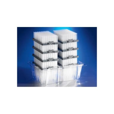 Corning DeckWorks 1000µL (maximum working volume 1250µL) Pipet Tips, Graduated, Reload System, Natural, Non-Sterile, Polypropylene, 96 Tips/Deck, 8 Decks/Pack, 4 Packs/Case.