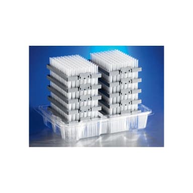 Corning DeckWorks 1-300µL Low Binding Pipet Tips, Graduated, Reload System, Natural, Non-Sterile, Polypropylene, 96 Tips/Deck, 10 Decks/Pack, 4 Packs/Case.