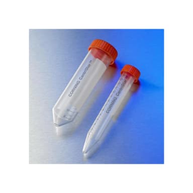 Corning 50mL PP Centrifuge Tubes, Conical Bottom with CentriStar Cap, Rack Packed, Sterile, 25/Rack, 500/Case