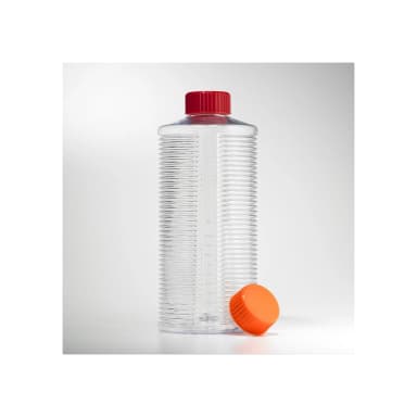 Corning 1700cm Polystyrene Expanded Surface Roller Bottle with Easy Grip Cap,Sterile,2/Bag,40/Case