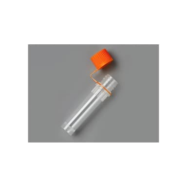 Corning 2mL Attached Screw Cap Microcentrifuge Tube, with O-rings, Polypropylene, Sterile