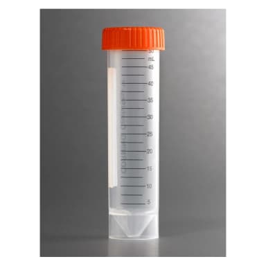 Corning 50mL PP Centrifuge Tubes, Self-Standing with CentriStar Cap, Bulk Packed, Sterile, 25/Sleeve, 500/Case