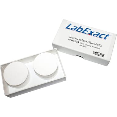 Corning 49.5mm Square Glass Fiber Prefilters for the 250ml Funnel, Non-Sterile, Bulk Packaged, 100/Case