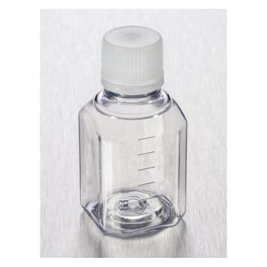 Corning Storage Bottle 60mL,18mm HDPE Screw Cap,PET, Sterile,Bulk, 12/Tray, 96/Case