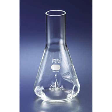 PYREX 4L Delong Shaker Erlenmeyer Flask with Extra Deep Baffles